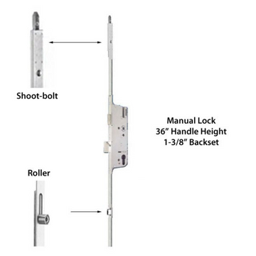 ROLLER / SHOOTBOLT MULTIPOINT LOCK REPLACEMENT KIT FOR 93" FUHR AUTO ROLLER